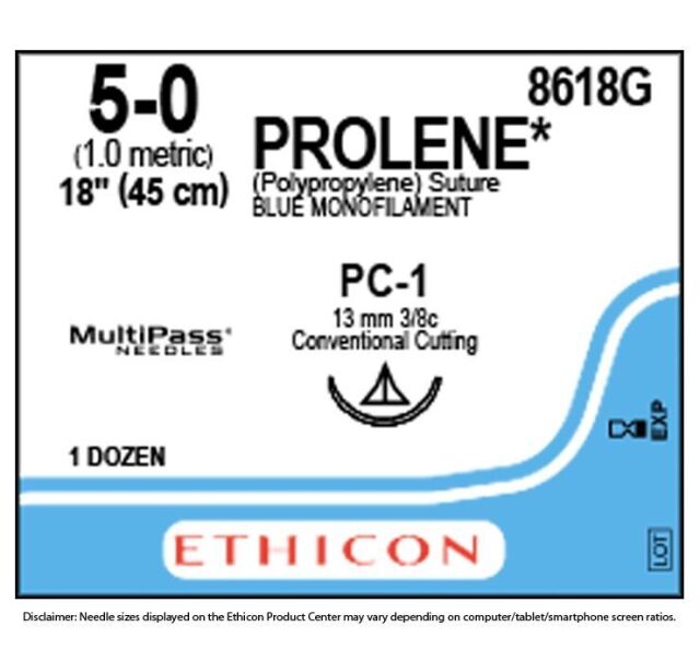 ETHICON 8618G Sutures