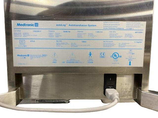 MEDTRONIC Autolog Auto Transfusion System