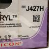 ETHICON REF J427H, Coated VICRYL Polyglactin 910 undYed braided absorbable suture, EXP 2027-05