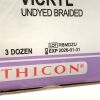 ETHICON REF J870H, Coated VICRYL* (Polyglactin 910) Suture UNDYED BRAIDED, EXP 2026-01