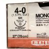 ETHICON REF Y415H, MONOCRYL Poliglecaprone 25 undyed monofilament absorbable suture, EXP 2028-03