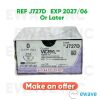 ETHICON REF J727D Coated VICRYL SUTURE, 0 (3.5 Ph. Eur.) CT-2,(12/BOX) EXP 2027/06 Or Later
