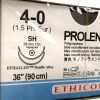 ETHICON REF 8521H, PROLENE Polypropylene blue monofilament non-absorbable suture, EXP 2027-11