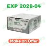 ETHICON REF Z333H, PDS II Polydioxanone violet monofilament absorbable suture, EXP 2028-04