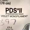 ETHICON REF Z333H, PDS*II (Polydioxanone) Suture VIOLET MONOFILAMENT, EXP 2025-01