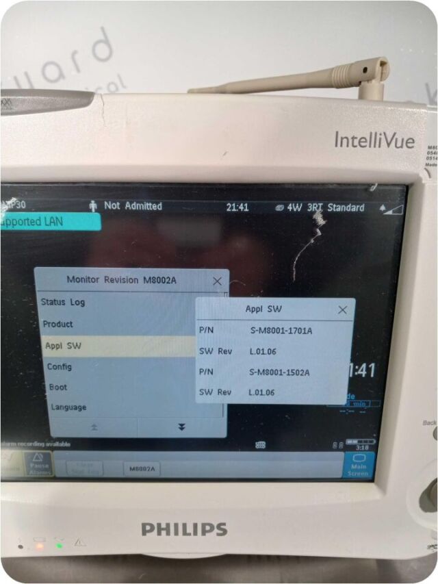 PHILIPS Intellivue MP30 M8002A Vital Signs Monitor