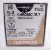 ETHICON 792G , 5-0 , 18" CHROMIC GUT UNDYED ABSORBABLE SUTURE G-3 13MM 3/8C REVERSE CUTTING (BOX/12) (2025/03/31) Sutures