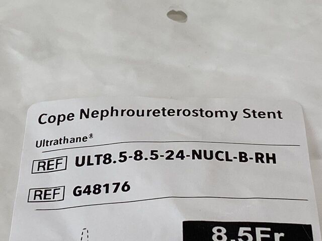 COOK MEDICAL Cope Nephroureterostomy Stent  G48176   Exp.2023-07  (Z3) Cope Nephroureterostomy