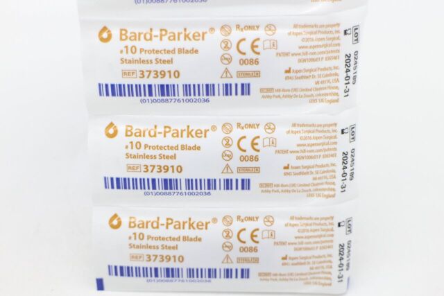 BARD-PARKER 373910 | | EXPIRED | Box of 50 | #10 Protected Blade Stainless Steel