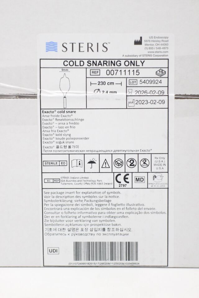 STERIS 00711115 | | Box of 10 | Exacto cold snare