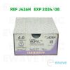 ETHICON REF J426H Coated VICRYL , 4-0 , PS-2, (36/BOX) , EXP 2024/08
