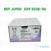 ETHICON REF J495H Coated VICRYL suture 5-0 (1 Ph. Eur.) PS-2, (36/BOX) ,EXP 2028/06