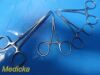 PILLING 8X  Weck V.Mueller Konig Lawton Jarit Assorted Hemostatic Forceps