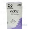 ETHICON REF J443H Coated VICRYL SUTURE 2-0 (3.0 metric) 27" (70 cm) FS-1, EXP 2026/07