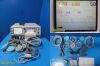 GE 250CX Series 259CX-A Fetal Monitor; US+TOCO Transducers Leads Clicker