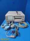 GE 250CX SERIES 259CX-A Monitor W/ US+TOCO Transducers Leads Event Clicker
