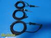 PILLING 3x  Surgical Unipolar High Frequency Bovie Instrument Cable; 10-ft
