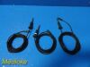 PILLING 3x  Surgical Unipolar High Frequency Bovie Instrument Cable; 10-ft