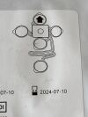 DATEX-OHMEDA NOVII Patch  107-PT-004  Exp.2024-04 to 2024-10  (B15/K2) NOVII Patch