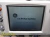 GE/COROMETRICS 2011 GE 250CX Series,2 US+TOCO Transducers, Leads & Clicker~ Fetal Monitor