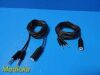 UNBRANDED (Codman) High Frequency (HF) Cord; 10-ft Length (Lot of 2)