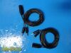 UNBRANDED (Codman) High Frequency (HF) Cord; 10-ft Length (Lot of 2)