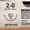 ETHICON REF MCP339H, MONOCRYL PLUS ANTIBACTERIAL VIOLET MONOFILAMENT ABSORBABLE SUTURE, EXP 2024-02