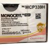 ETHICON REF MCP339H, MONOCRYL PLUS ANTIBACTERIAL VIOLET MONOFILAMENT ABSORBABLE SUTURE, EXP 2024-02