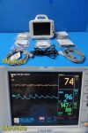 GE Dash 3000,(2X IBP, SpO2, CO/TEMP, NBP, ECG, PRINT) W/ Leads ~ Monitor