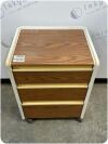 3 DRAWER ROLLING CABINET