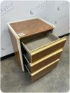 3 DRAWER ROLLING CABINET