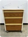 3 DRAWER ROLLING CABINET