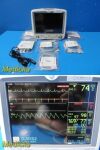 GE Dash 5000,(IPB, NBP, ECG, SpO2, TEMP) W/ NEW Patient Leads ~ Monitor