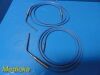 PILLING 2X  Surgical Blue Fiber Optic Instruments Light Guide; 3.5mm Bundle