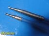 PILLING 2X  Surgical Blue Fiber Optic Instruments Light Guide; 3.5mm Bundle