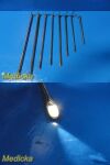 PILLING 8X  Jackson Pillsbury & Jesberg Esophagoscopes W/ Light Carriers