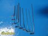 PILLING Lot of 8  Surgical Assorted,Light Carriers ~ Laryngoscope