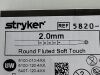 STRYKER Round Fluted Soft Touch  5820-010-120  Exp.2024-02  (Q18) Round Fluted Soft Touch