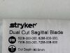 STRYKER Lot of 2 Dual Cut Sagittal Blade  4118-127-090  Exp.2024-07  (Q18) Dual Cut Sagittal Blade