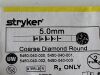STRYKER Lot of 2 Coarse Diamond Round  5540-013-050  Exp.2024-02  (Q18) Coarse Diamond Round
