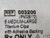 TELEFLEX 12 Packs (6 Clips/Pack) Titanium Clips  003200   Exp.2024-04  (Q18 ) Titanium Clips