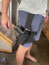 SAFARILAND 23 638283 Tactical Leg Holster RH Quick Release, GLOCK 19