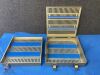 MILLENNIUM SURGICAL 95-2000100007 Microsurgical Autocave Sterilizer Sterilization Micro Instrument Case Two Level