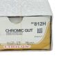 ETHICON REF 812H CHROMIC GUT SUTURE, 0 (4 Ph. Eur.) СТ-1, EXP 2027/05