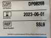 PRESSURE PRODUCTS Lot of 2 SafeSheath II  SSL9  Exp.2023-06  (H24) SafeSheath II