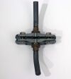 SYNTHES ( 390.010, 390.012 ) Large Ex-Fix Pin Clamp, MR-Conditional, 6-Position with Two 30º Outrigger Posts, 11mm