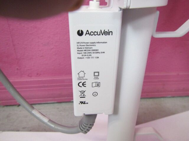 ACCUVEIN HF570 Transilluminator Vein Finder Extended Reach Stand & Power Supply Vein Finder