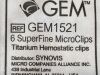 GEN 2 Packs (6/pack) Super Fine Microclips  GEM1521 Exp.2026-01  (W65) Super Fine Microclips