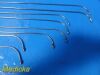 PILLING Lot of 8  Assorted ENT Jackson Velvet Lot of 8 Pilling Assorted ENT Jackson Velvet Eye Aspirating Tubes