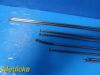 PILLING Lot of 8  Assorted ENT Jackson Velvet Lot of 8 Pilling Assorted ENT Jackson Velvet Eye Aspirating Tubes